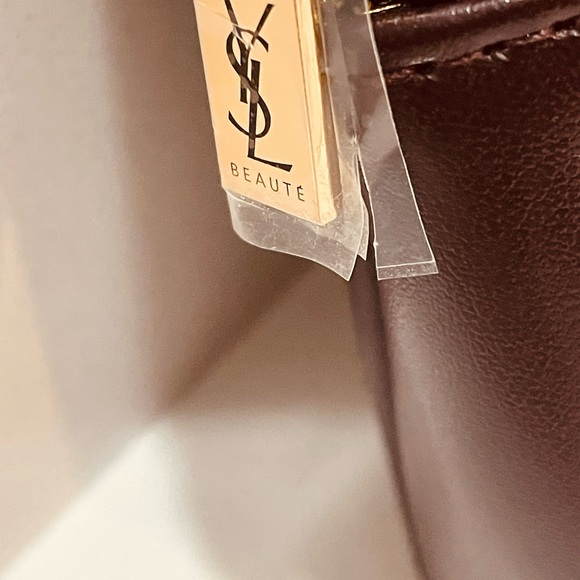 Yves Saint Laurent (YSL) Beaute Cosmetic Bag with Heart, Kiss & Star Studs - Picture 5 of 11